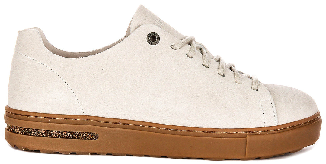 Birkenstock Bend Low sneakers | Grijs suèdeleer voor heren en dames - normale pasvorm