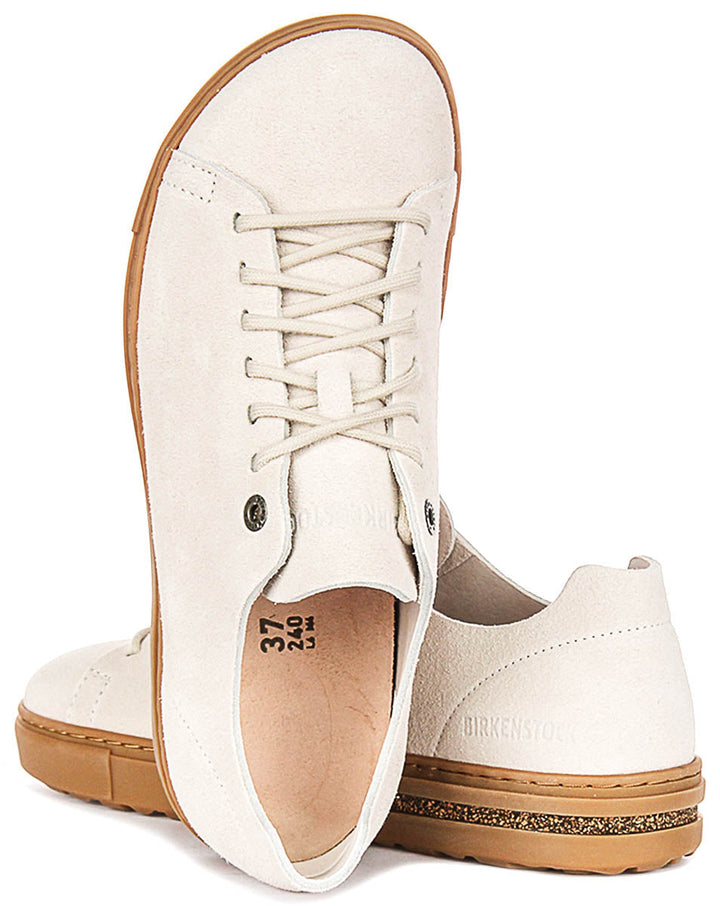 Birkenstock Bend Low sneakers | Grijs suèdeleer voor heren en dames - normale pasvorm