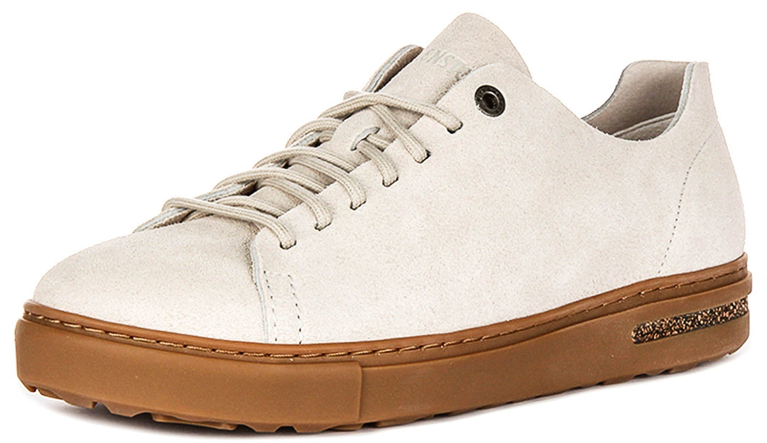 Birkenstock Bend Low sneakers | Grijs suèdeleer voor heren en dames - normale pasvorm