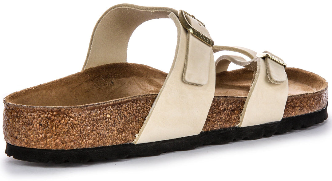 Sandales Birkenstock Mayari | Cuir suédé beige pour femme