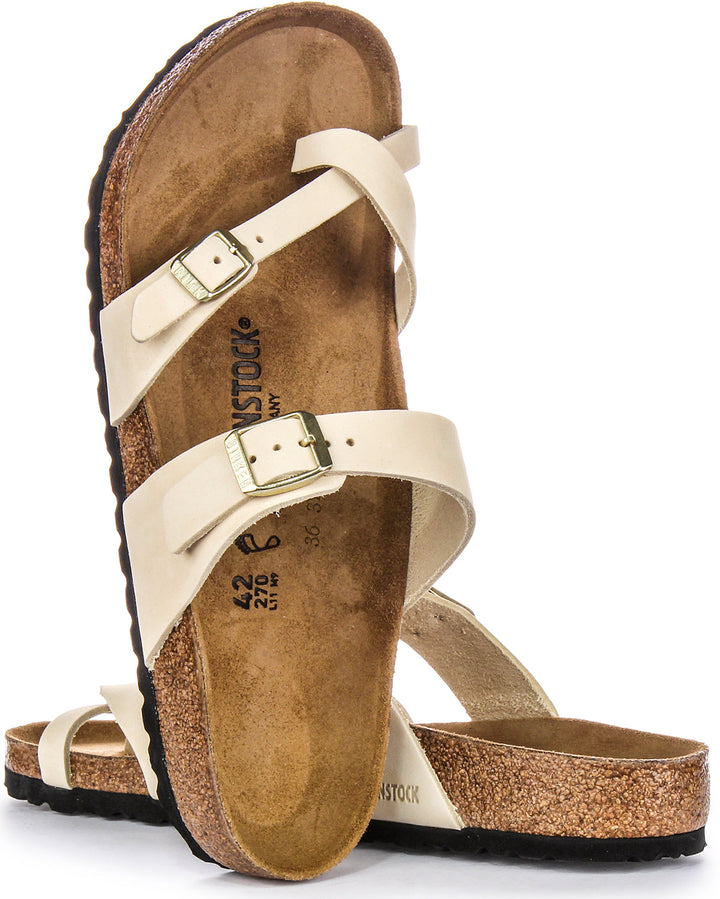 Sandales Birkenstock Mayari | Cuir suédé beige pour femme