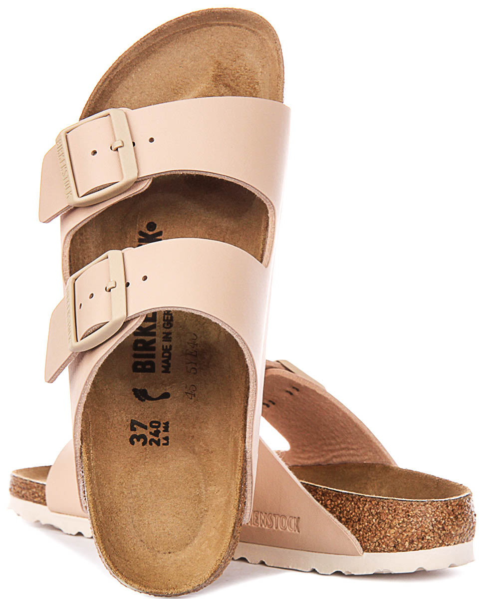 Sandali Birkenstock Arizona | Birko-Flor beige da donna - calzata stretta