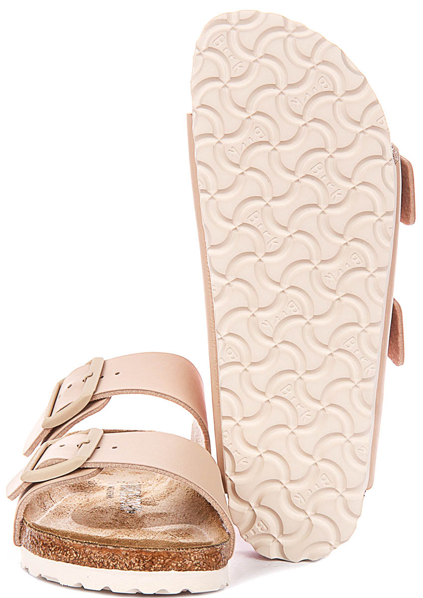 Sandali Birkenstock Arizona | Birko-Flor beige da donna - calzata stretta
