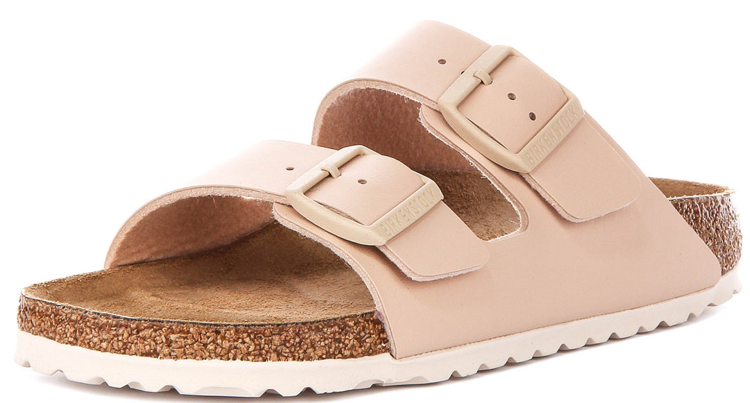Sandali Birkenstock Arizona | Birko-Flor beige da donna - calzata stretta