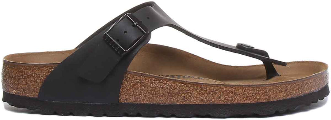 Sandali Birkenstock Gizeh | Birko-Flor nero da donna