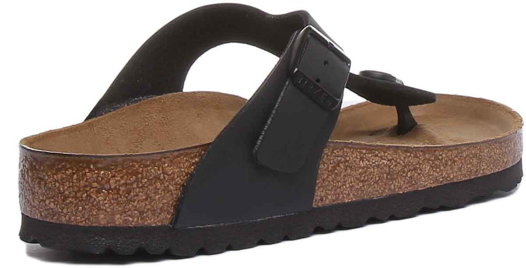 Sandali Birkenstock Gizeh | Birko-Flor nero da donna