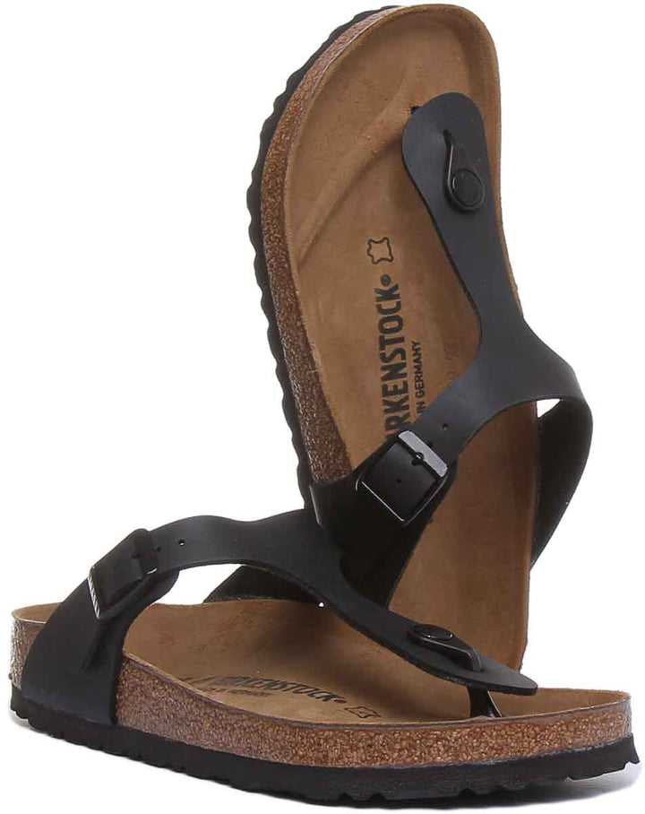Sandali Birkenstock Gizeh | Birko-Flor nero da donna