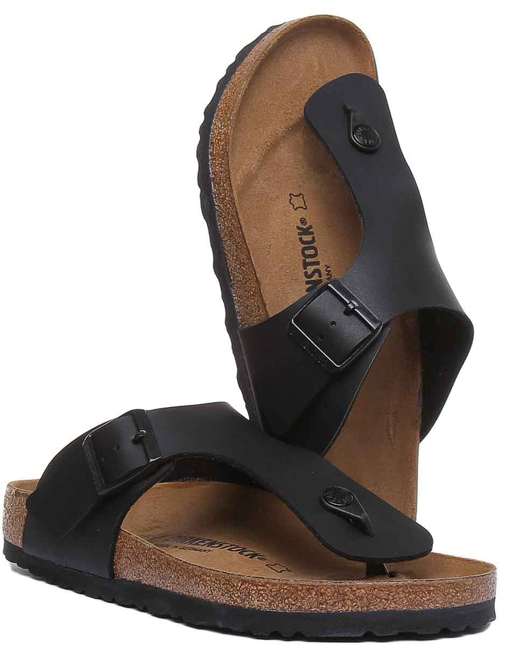 Sandali Birkenstock Ramses | Birko-Flor nero da uomo
