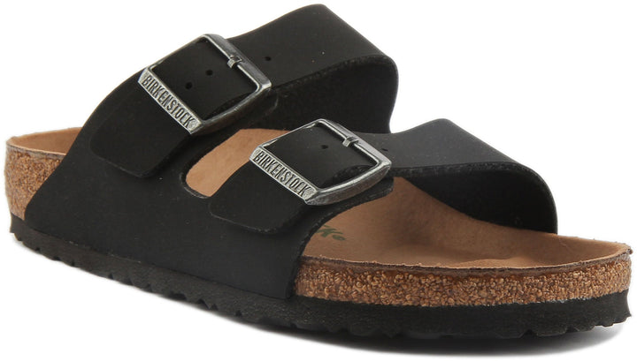 Sandali Birkenstock Arizona | Birko-Flor nero - adatto ai vegani da donna