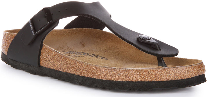 Sandali Birkenstock Gizeh | Birko-Flor nero da donna