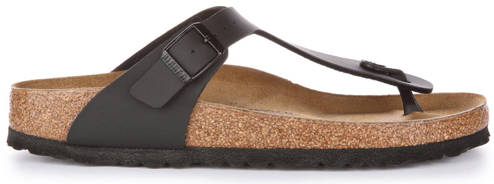 Sandali Birkenstock Gizeh | Birko-Flor nero da donna
