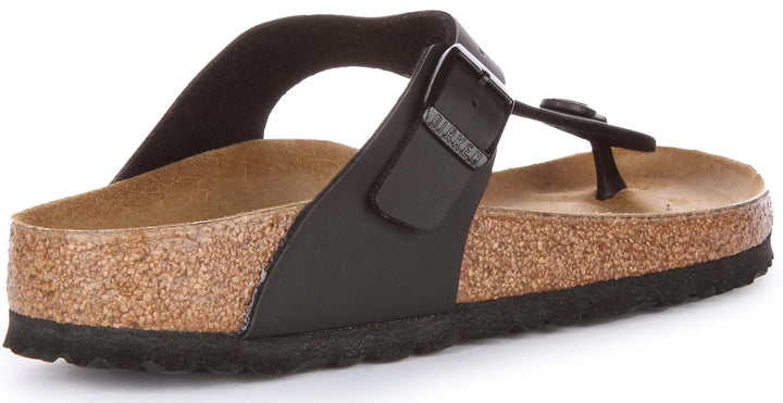 Sandali Birkenstock Gizeh | Birko-Flor nero da donna