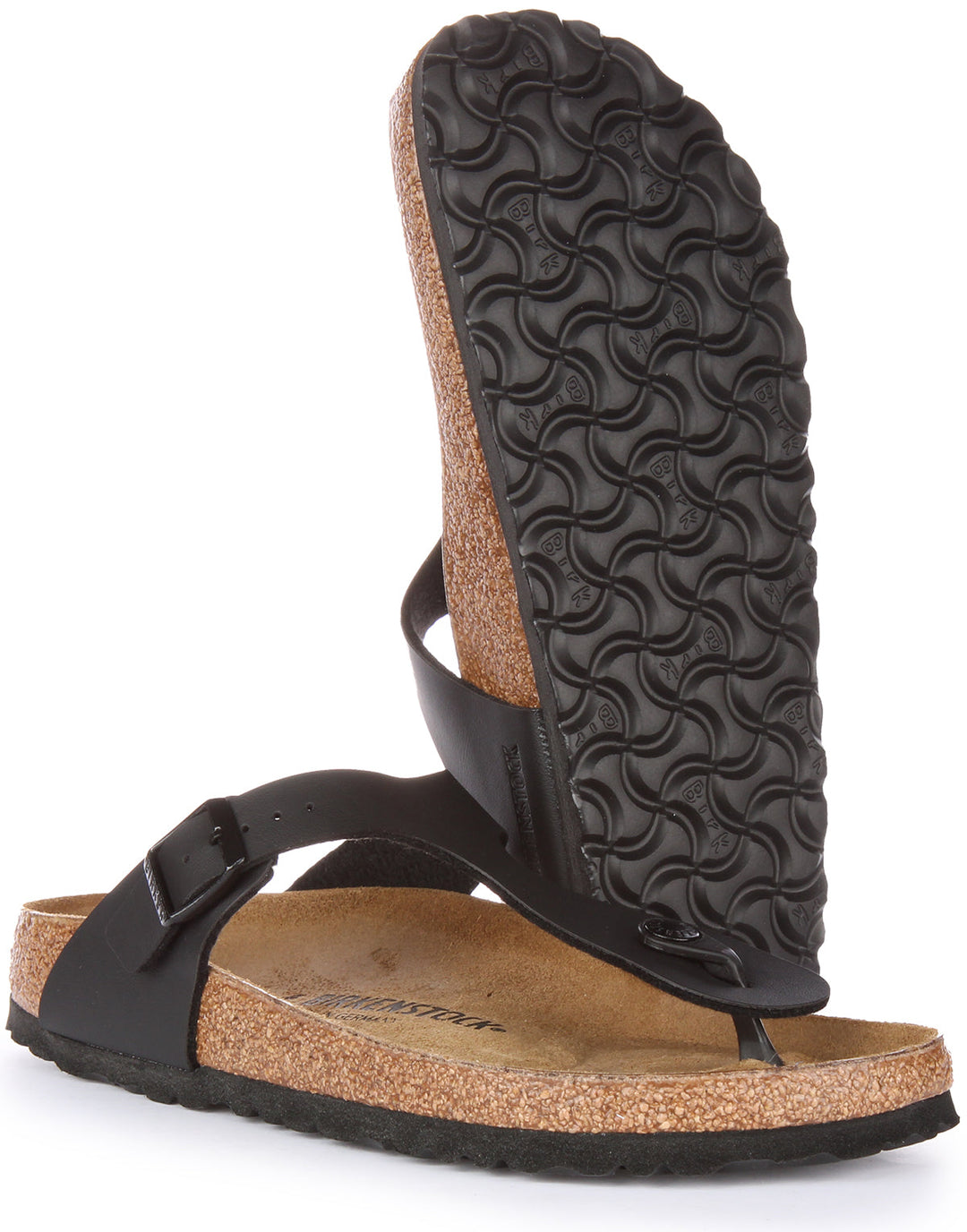 Sandali Birkenstock Gizeh | Birko-Flor nero da donna
