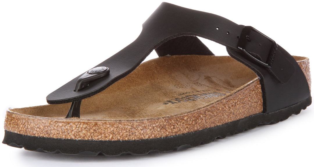 Sandali Birkenstock Gizeh | Birko-Flor nero da donna