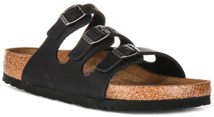 Birkenstock Florida sandales | cuir suédé noir pour femmes