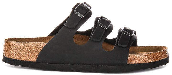 Birkenstock Florida sandales | cuir suédé noir pour femmes