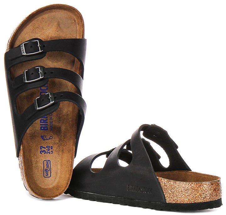 Birkenstock Florida sandales | cuir suédé noir pour femmes