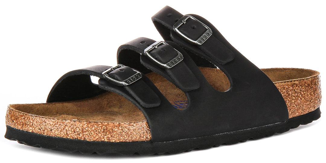 Birkenstock Florida sandales | cuir suédé noir pour femmes