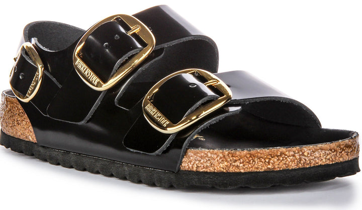 Birkenstock Milano-sandalen | Zwart lakleer voor dames