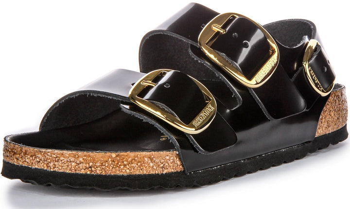 Birkenstock Milano-sandalen | Zwart lakleer voor dames