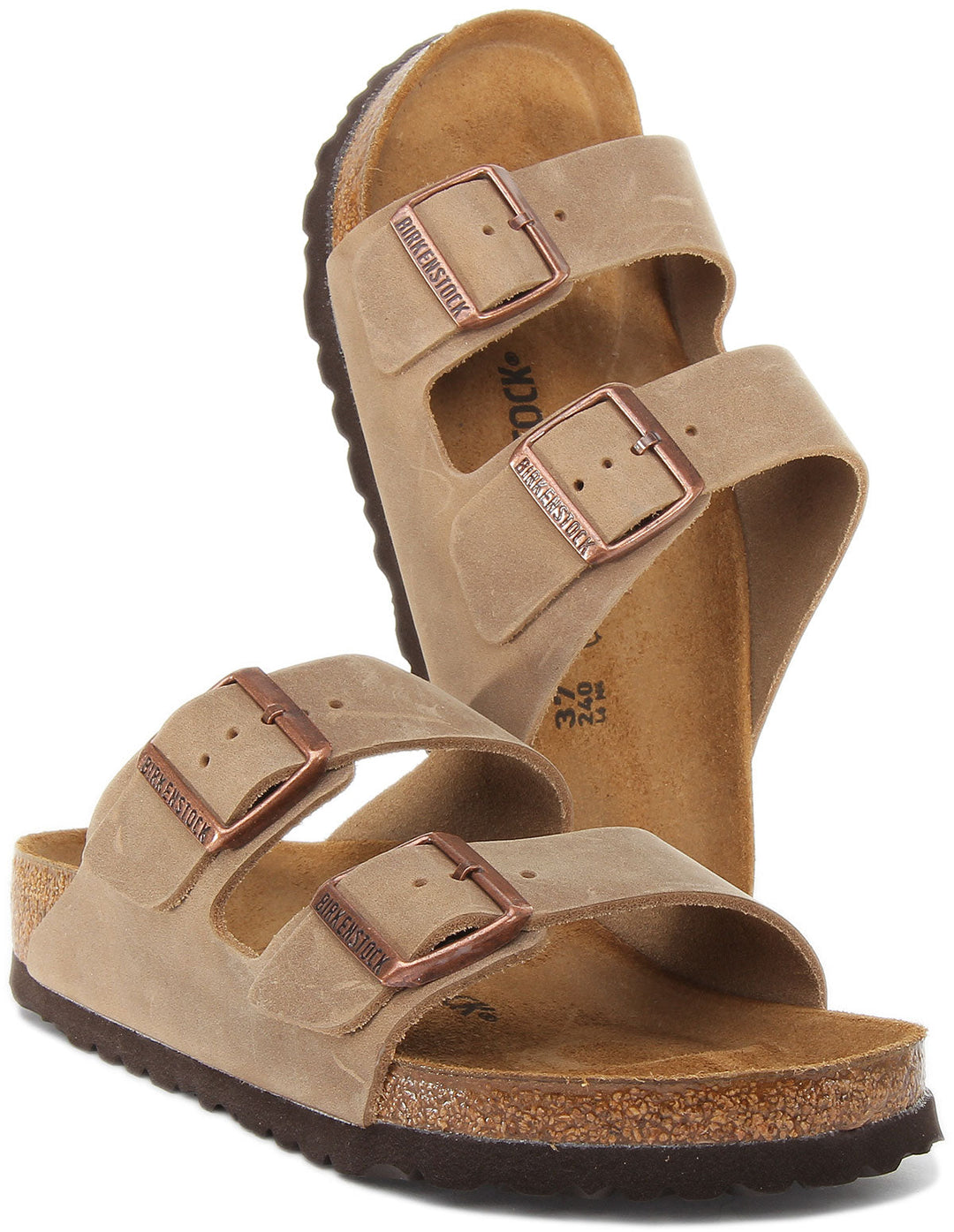 Birkenstock Arizona Sandals | Brown nubuck leather for Women