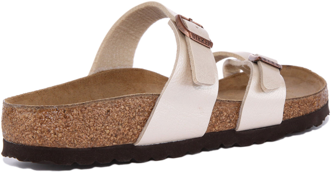 Sandales Birkenstock Mayari | Birko-Flor crème pour femmes