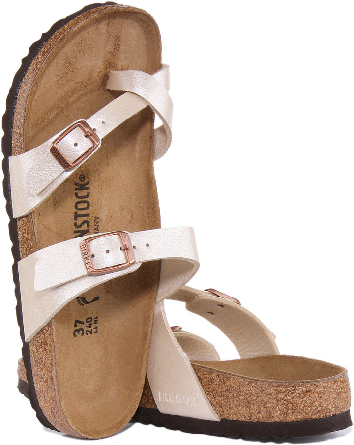 Sandales Birkenstock Mayari | Birko-Flor crème pour femmes