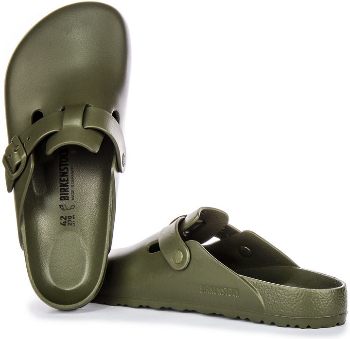 Sabots Birkenstock Boston | EVA kaki pour hommes et femmes