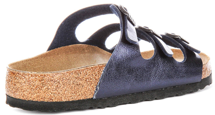 Birkenstock Florida-sandalen | nachtblauw Birko-Flor voor heren en dames – normale pasvorm