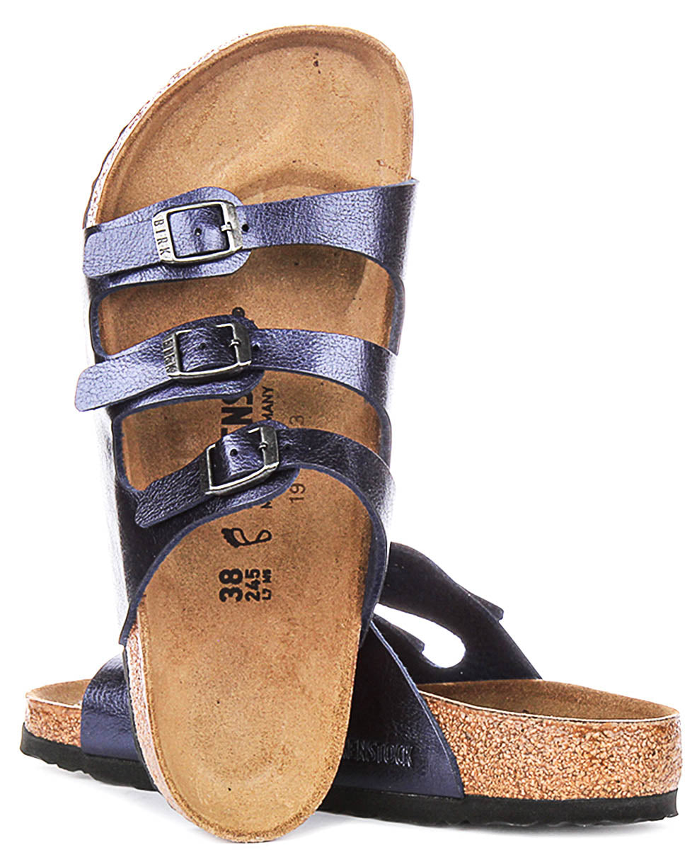 Birkenstock Florida-sandalen | nachtblauw Birko-Flor voor heren en dames – normale pasvorm