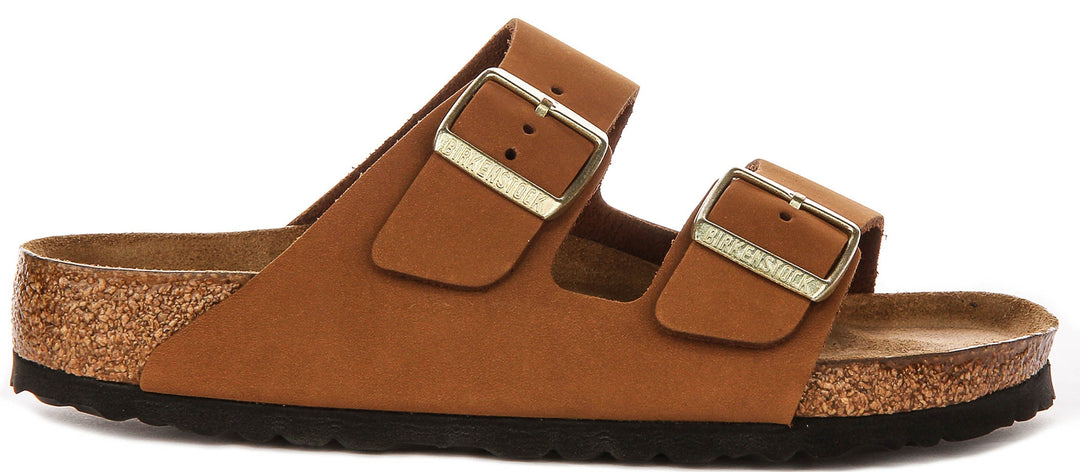 Birkenstock Arizona Sandals | Mink Birko-Flor for Women - Regular Fit