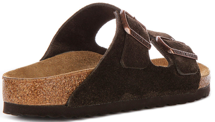 Birkenstock Arizona Sandals | Mocha Birko-Flor for Men and Women - Narrow Fit