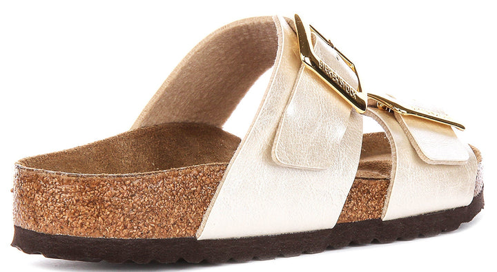 Birkenstock Sydney Cushion-klompen | parelwit Birko-Flor voor dames – normale pasvorm