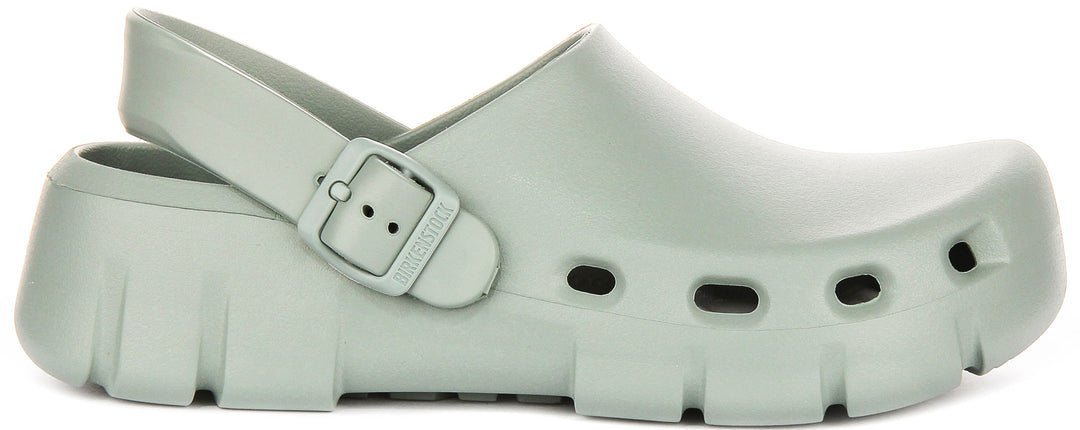 Birkenstock Birki Flow sabots | EVA vert sauge pour femmes - coupe standard