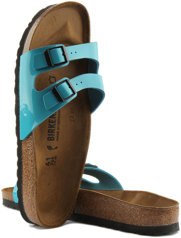Sandales Birkenstock Ibiza | Birko-Flor bleu marine pour femmes