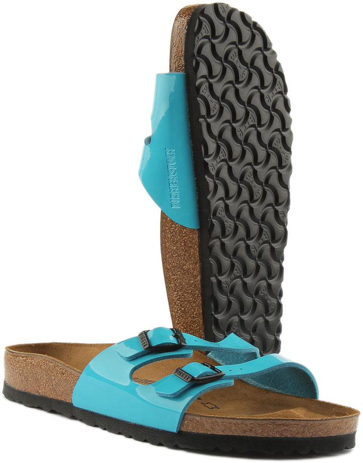 Sandales Birkenstock Ibiza | Birko-Flor bleu marine pour femmes