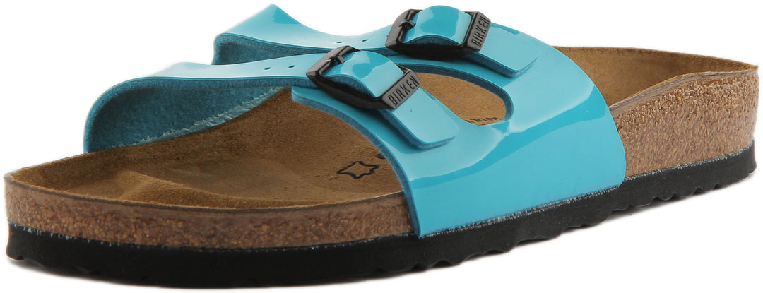Sandales Birkenstock Ibiza | Birko-Flor bleu marine pour femmes