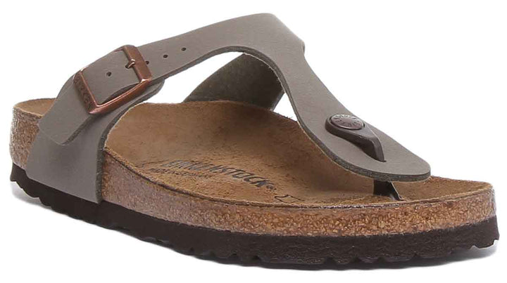 Sandales Birkenstock Gizeh | Birko-Flor pierre pour femmes