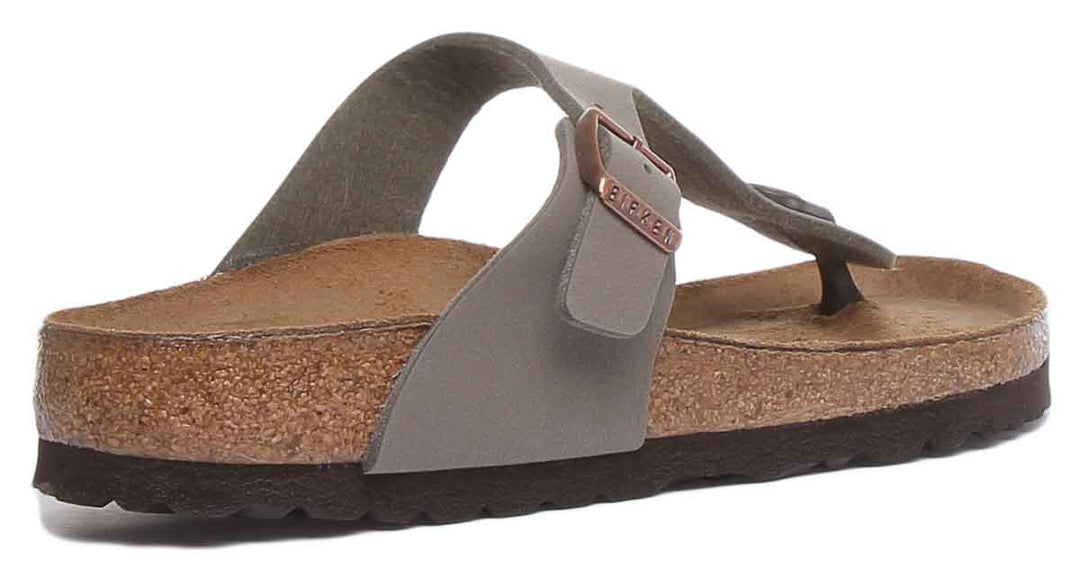 Sandales Birkenstock Gizeh | Birko-Flor pierre pour femmes