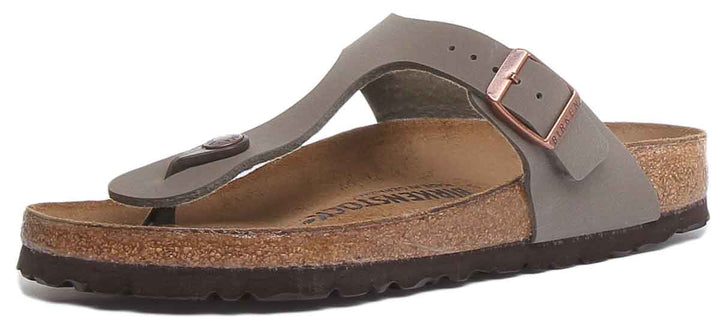 Sandales Birkenstock Gizeh | Birko-Flor pierre pour femmes
