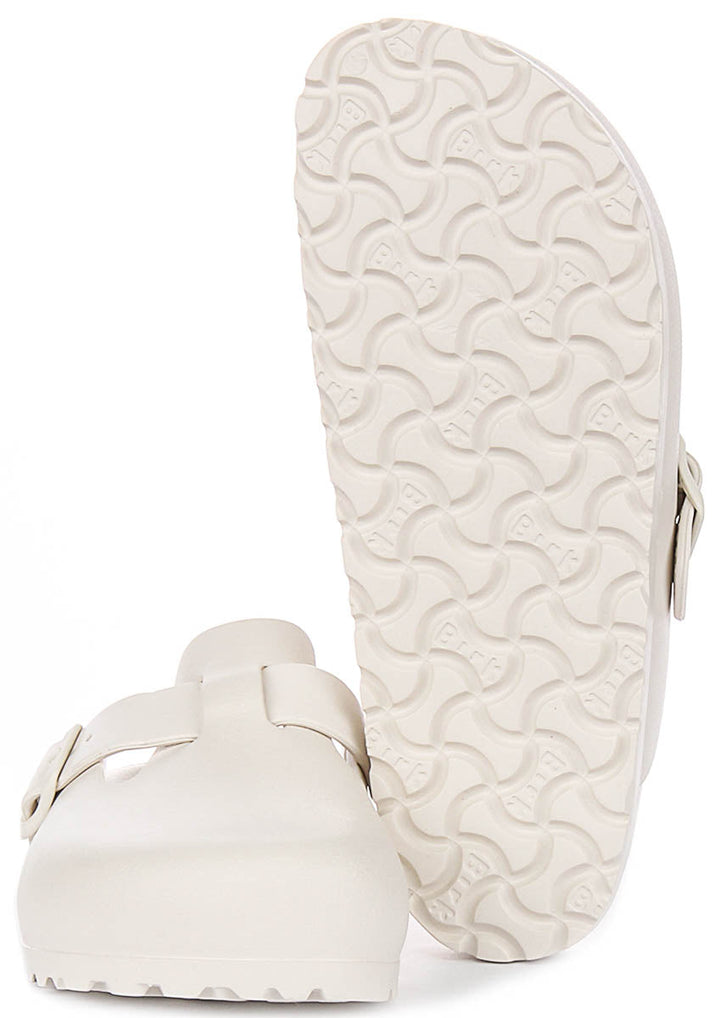 Birkenstock Boston zoccoli | EVA color pietra da uomo e donna - Calzata stretta