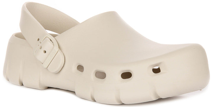 Birkenstock Birki Flow sabots | EVA couleur pierre pour hommes et femmes - coupe standard