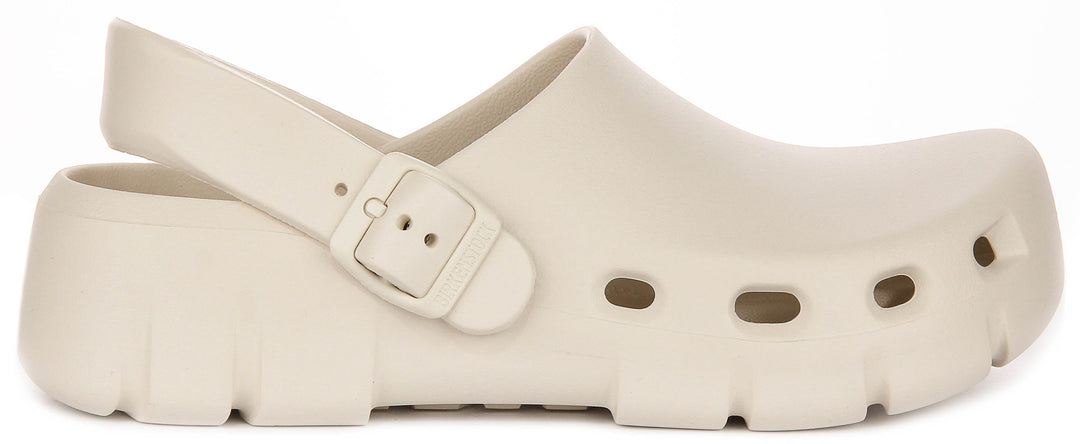Birkenstock Birki Flow sabots | EVA couleur pierre pour hommes et femmes - coupe standard