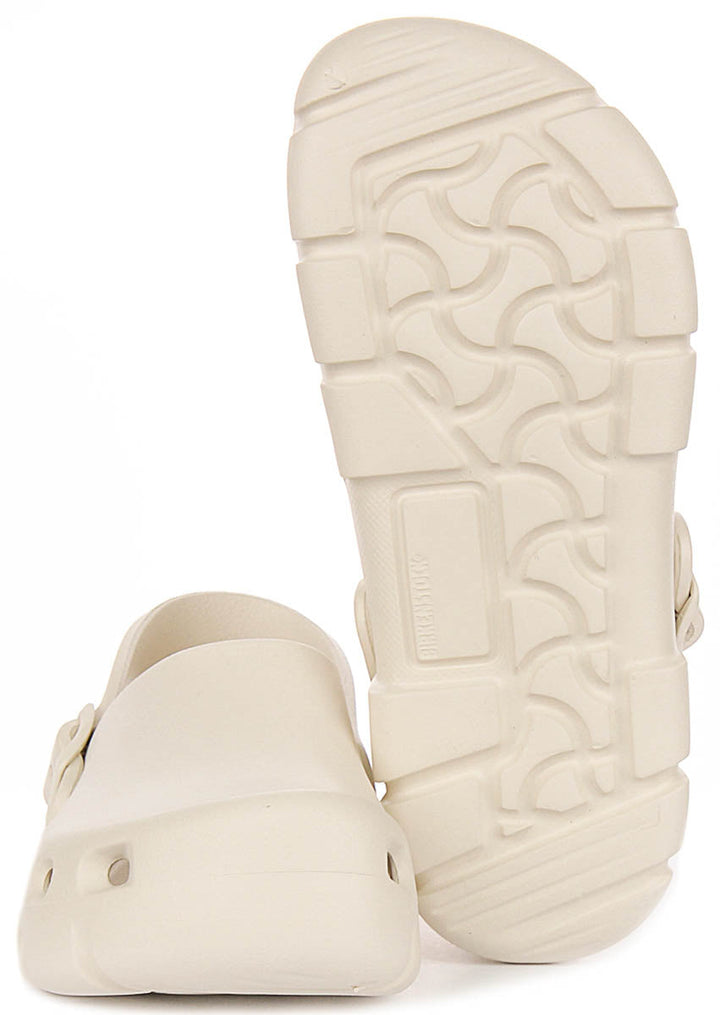 Birkenstock Birki Flow sabots | EVA couleur pierre pour hommes et femmes - coupe standard