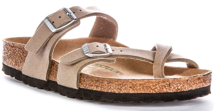 Sandali Birkenstock Mayari | Birko-Flor color tortora - Adatto ai vegani, da uomo e da donna