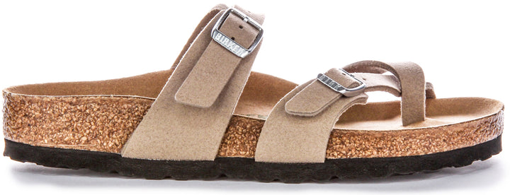 Sandali Birkenstock Mayari | Birko-Flor color tortora - Adatto ai vegani, da uomo e da donna
