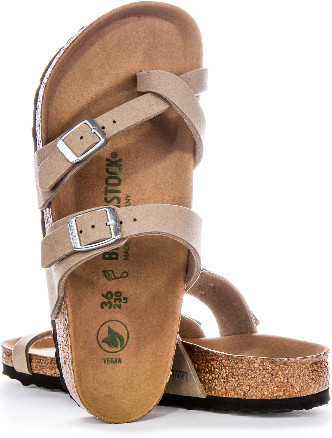 Sandali Birkenstock Mayari | Birko-Flor color tortora - Adatto ai vegani, da uomo e da donna