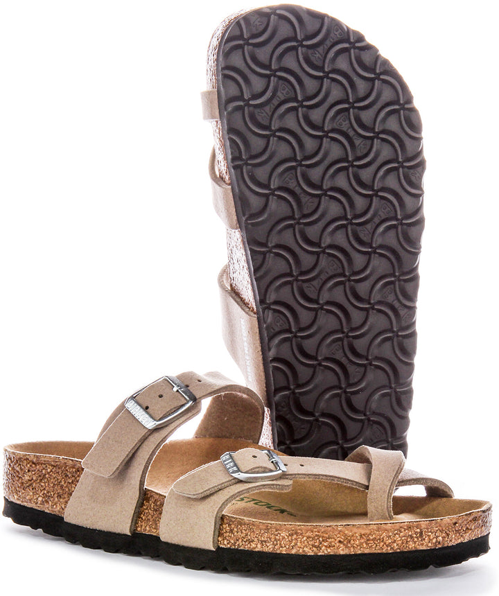 Sandali Birkenstock Mayari | Birko-Flor color tortora - Adatto ai vegani, da uomo e da donna