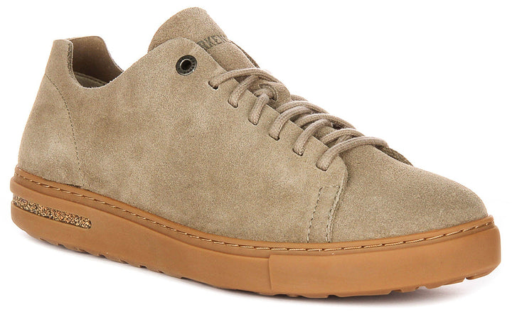 Sneakers Birkenstock Bend Low | Pelle scamosciata color tortora per uomo e donna