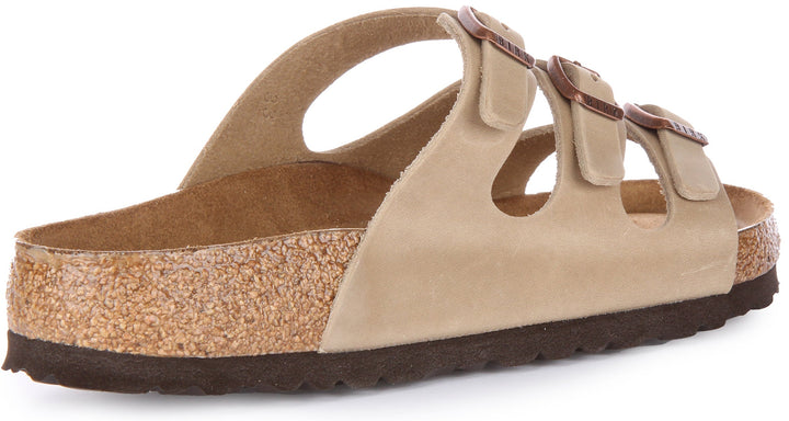 Sandalias Birkenstock Florida | cuero auténtico tabaco para hombre y mujer